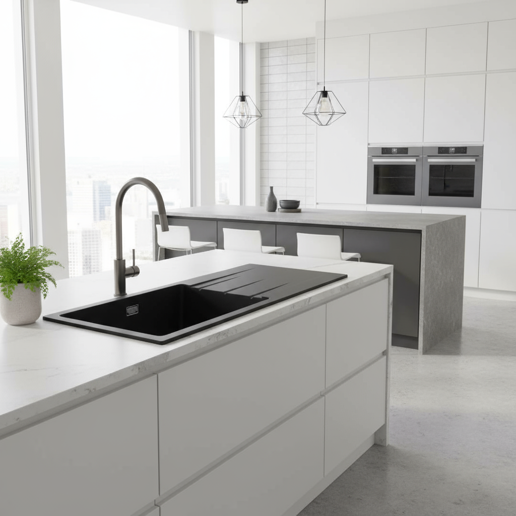 Premium Quartz Kitchen Sink by Kavar Industries - Leading Quartz Sink Manufacturers in India